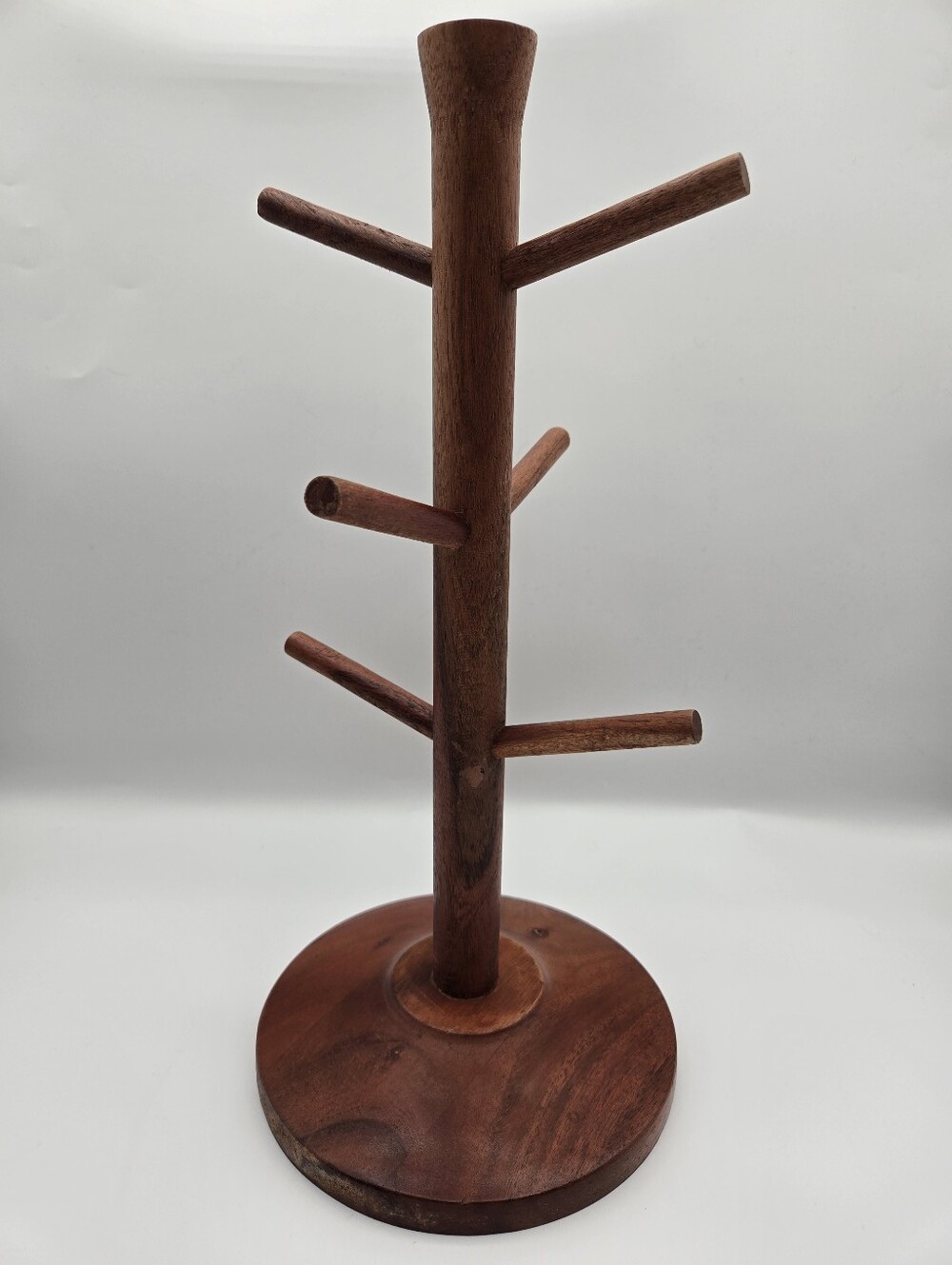 Hearth & Hand With Magnolia Brown Wood Mug Tree For 6 Mugs